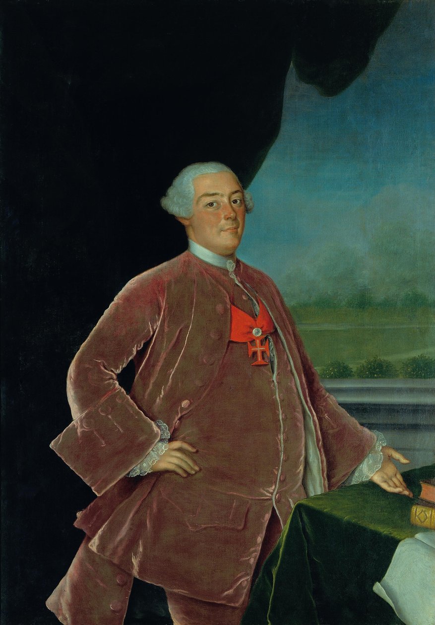 Portrett av Infante Pedro (fremtidig kong Pedro III) av Vieira Lusitano