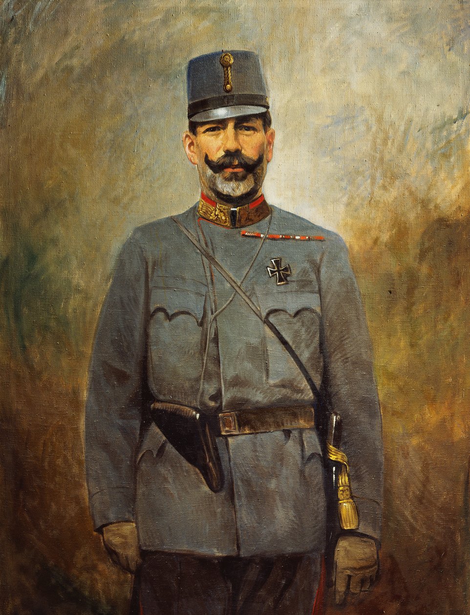 Erkehertug Eugen av Østerrike, ca. 1916 (olje på lerret) av Vienna Nedomansky Studio