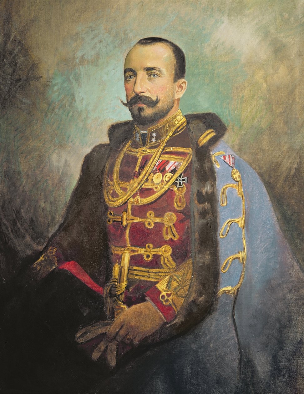 Erkehertug Joseph August av Østerrike, ca. 1916 (olje på lerret) av Vienna Nedomansky Studio