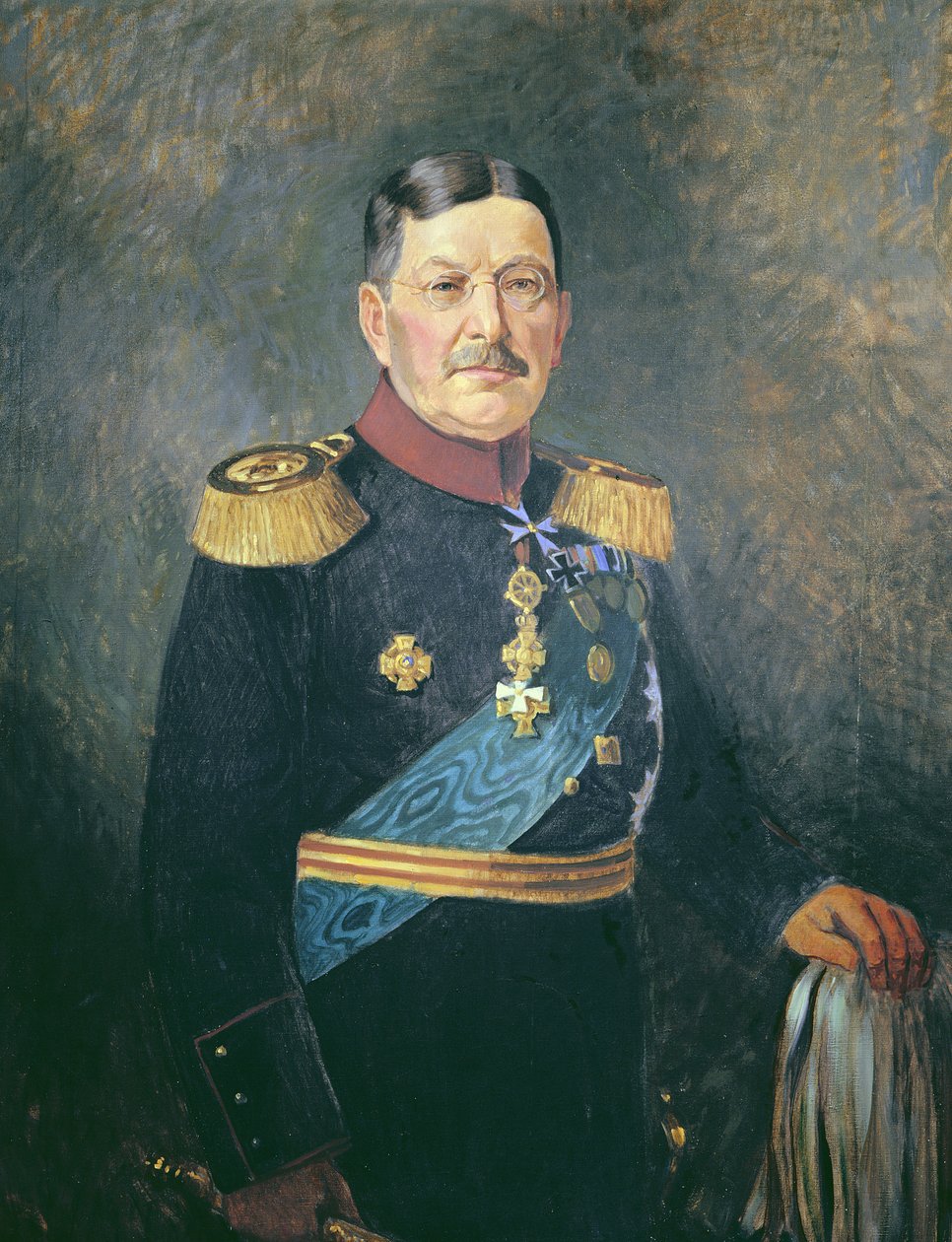 General Colmar Freiherr von der Goltz, ca. 1916 (olje på lerret) av Vienna Nedomansky Studio