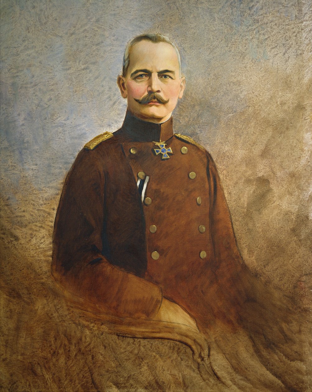 General Erich von Falkenhayn, ca. 1916 (olje på lerret) av Vienna Nedomansky Studio