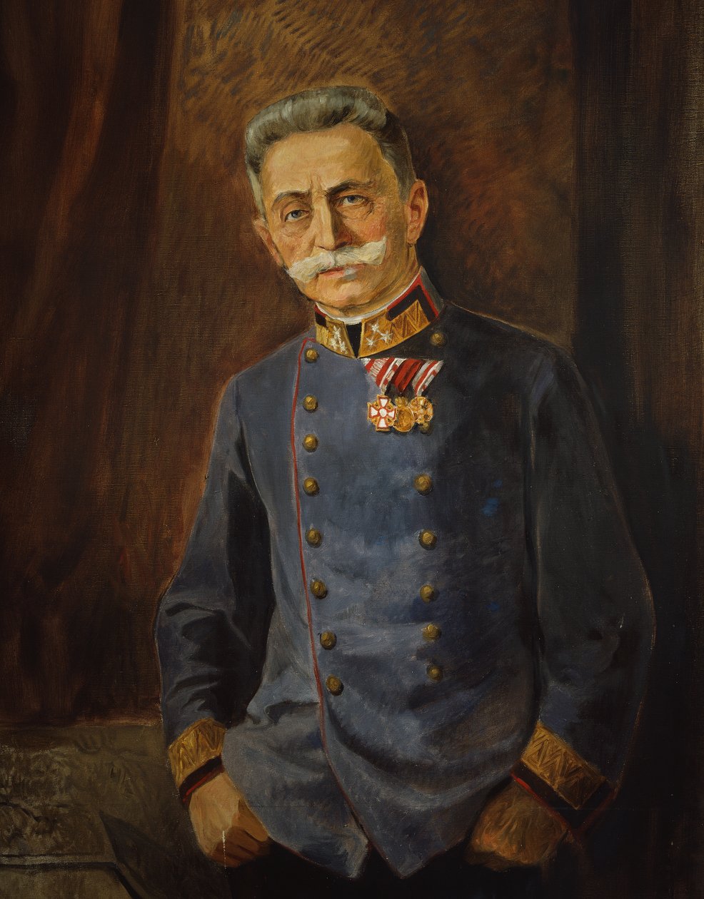 General Franz Graf Conrad von Hotzendorf, ca. 1916 (olje på lerret) av Vienna Nedomansky Studio