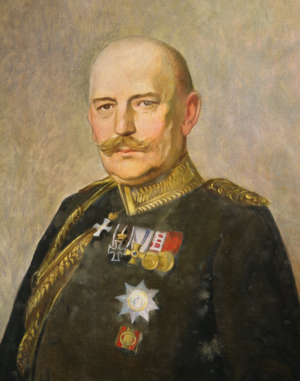 General Helmuth von Moltke den yngre, ca. 1916 (olje på lerret) av Vienna Nedomansky Studio