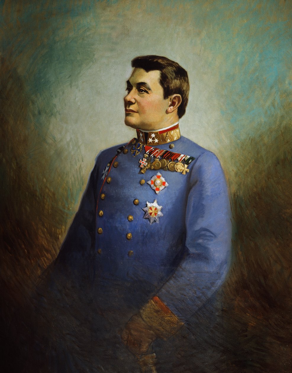 General Hermann Baron Kovess von Kovesshaza, ca. 1916 (olje på lerret) av Vienna Nedomansky Studio