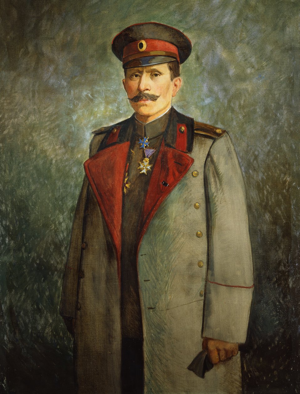 General Jekon, stabssjef for den bulgarske hæren, ca. 1916 (olje på lerret) av Vienna Nedomansky Studio