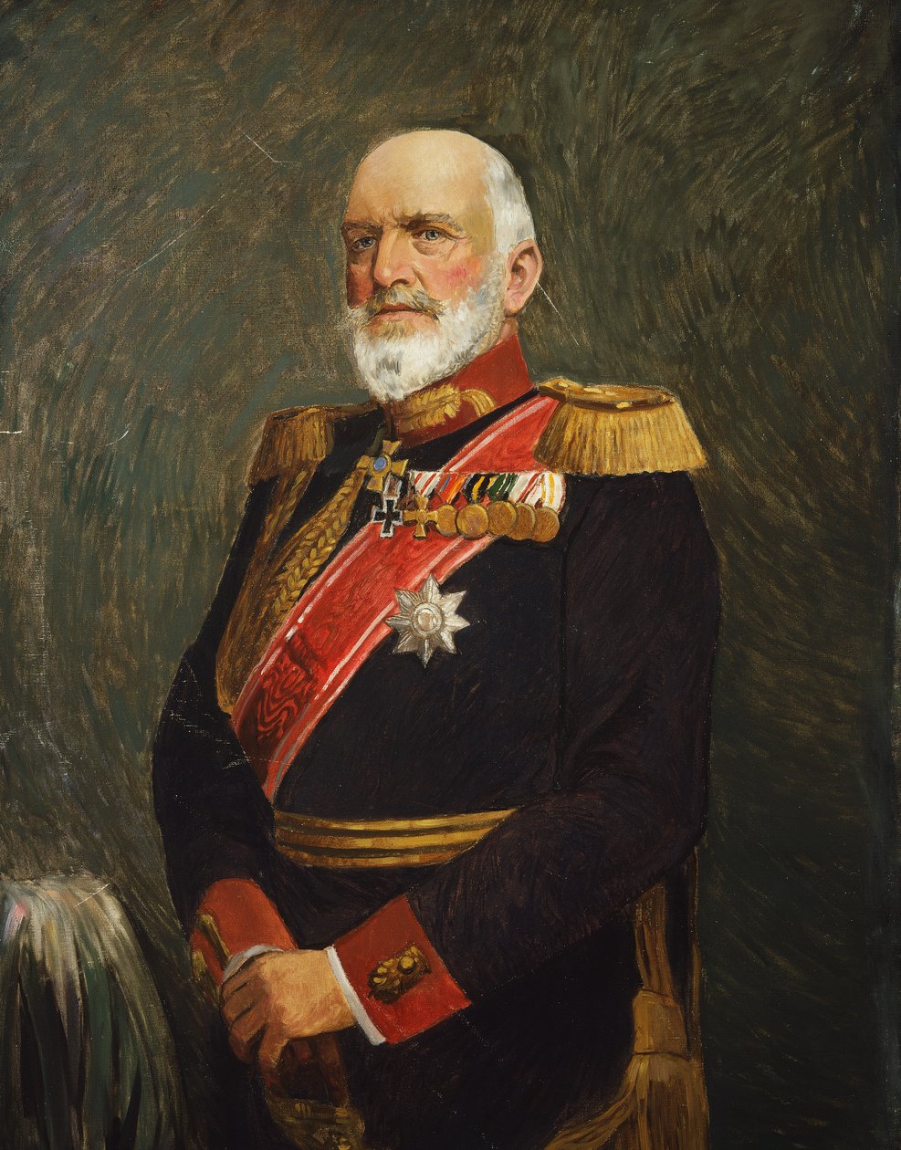 General Josiah von Heeringen, ca. 1916 (olje på lerret) av Vienna Nedomansky Studio