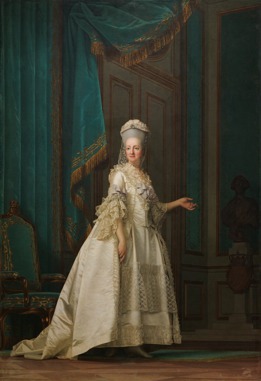 Enkedronning Juliane Marie av Danmark, 1776 av Vigilius Erichsen