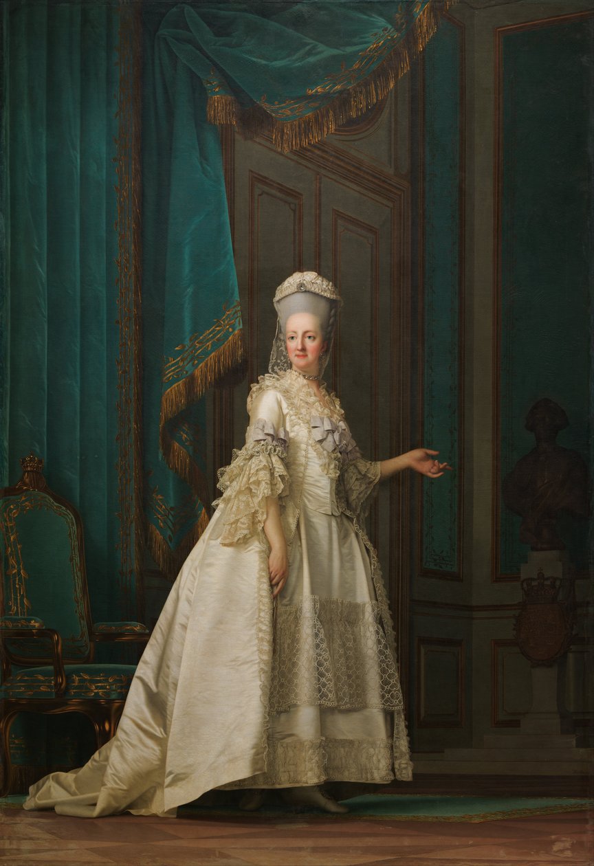 Dronningen Dowager Juliane Marie av Vigilius Eriksen
