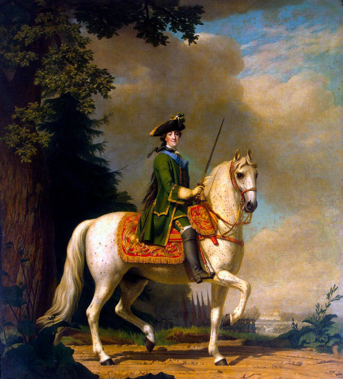 Rytterportrett av keiserinne Catherine II