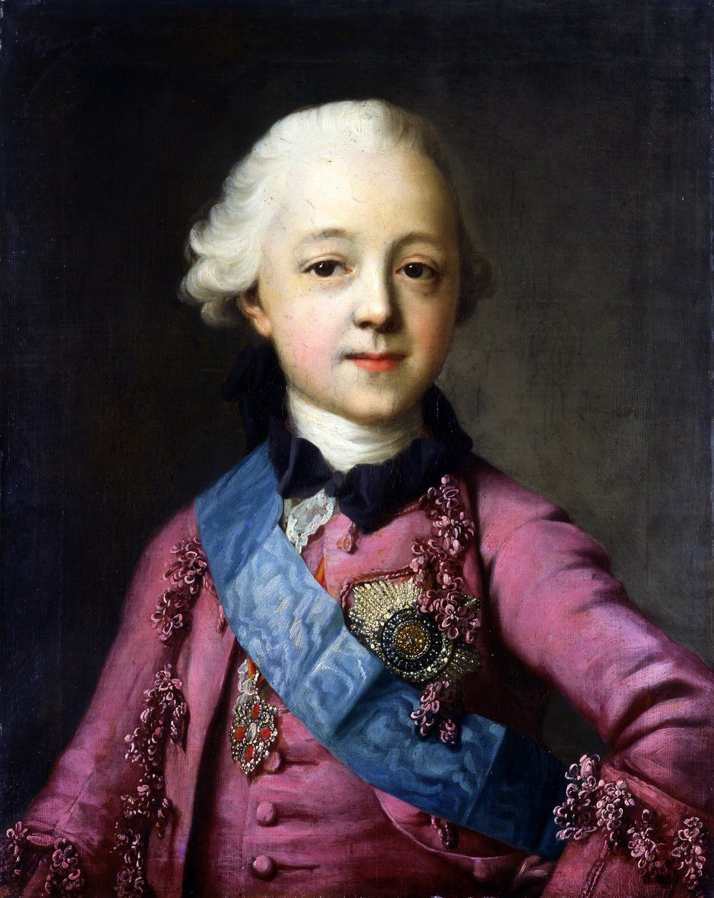 Portrett av storhertug Pavel Petrovich 1754-1801 av Vigilius Erichsen