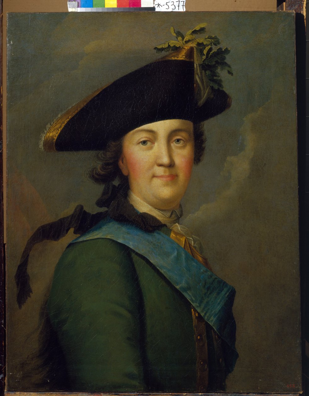 Portrett av keiserinne Catherine II i Life Guard Uniform av Vigilius Erichsen