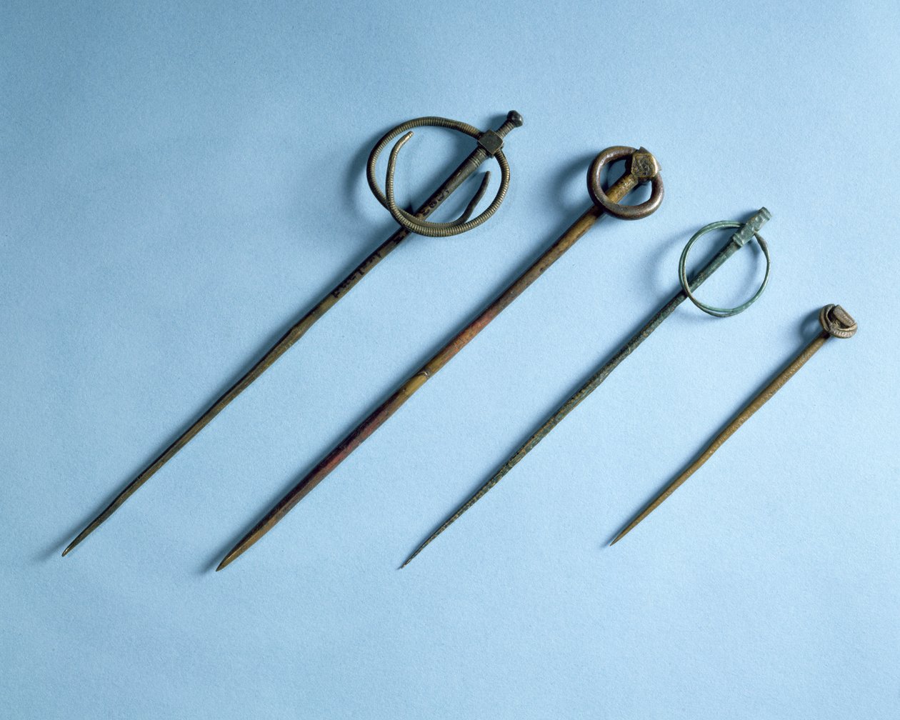 Hårnåler, viking, ca. 900-1100-tallet (bronse) av Viking