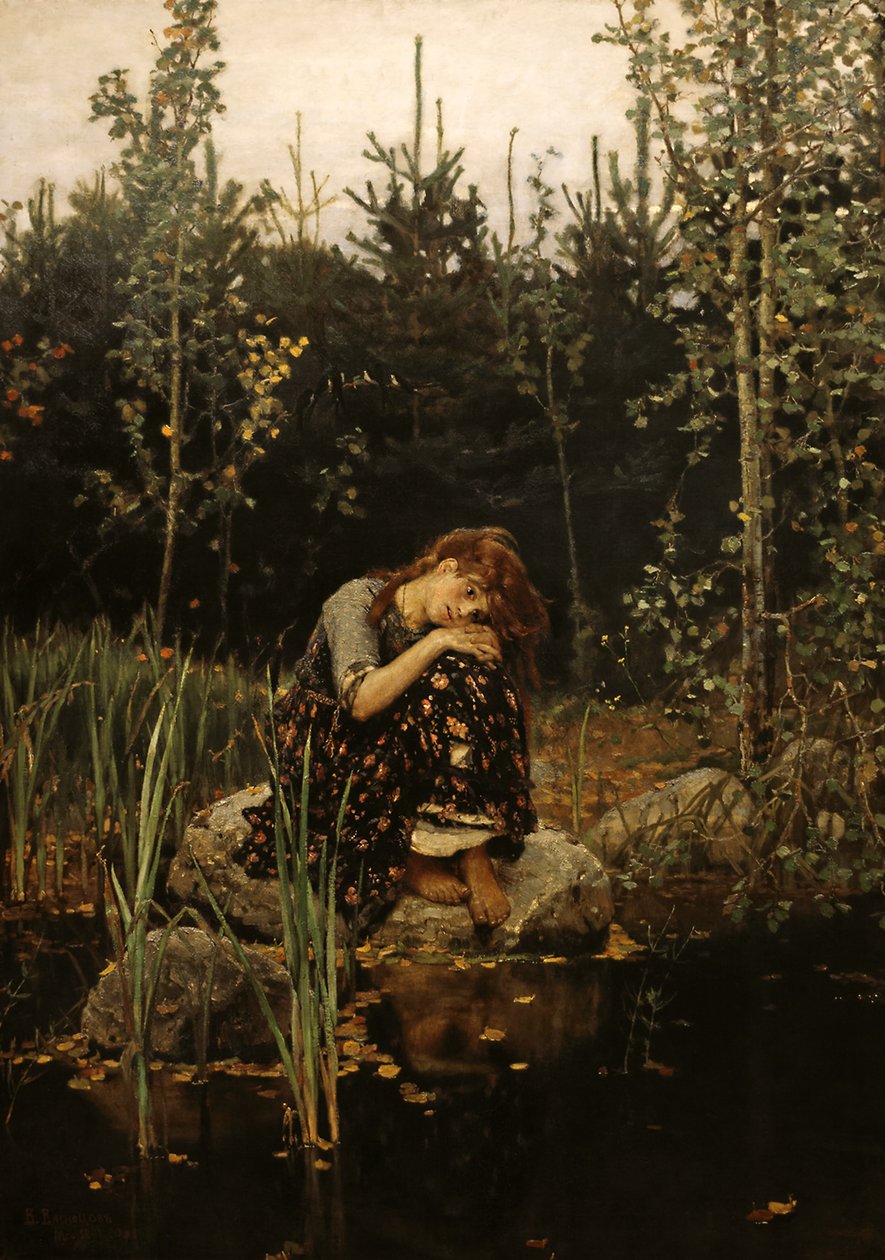 Alyonushka av Viktor Mikhaylovich Vasnetsov