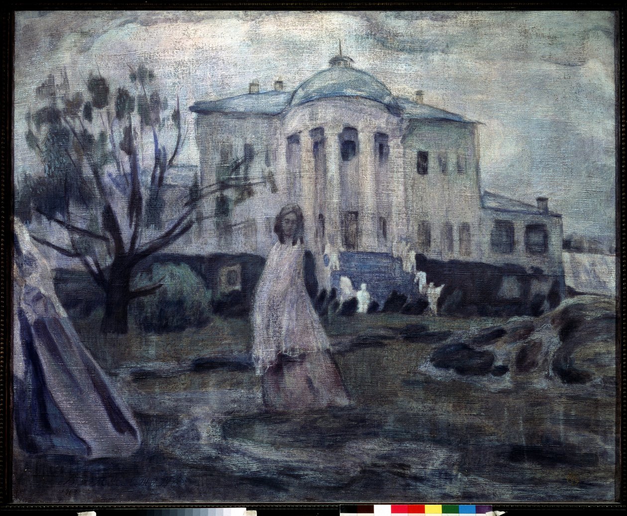 Fantomer (spøkelser). Peinture de Victor (Andre) Elpidiforovich Borisov Musatov (Borisov-Musatov) (1870-1905). Tempera Sir Toile av Viktor Elpidiforovich Borisov Musatov