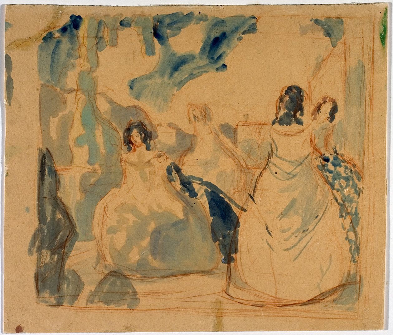 På terrassen, 1901 av Viktor Elpidiforovich Borisov Musatov