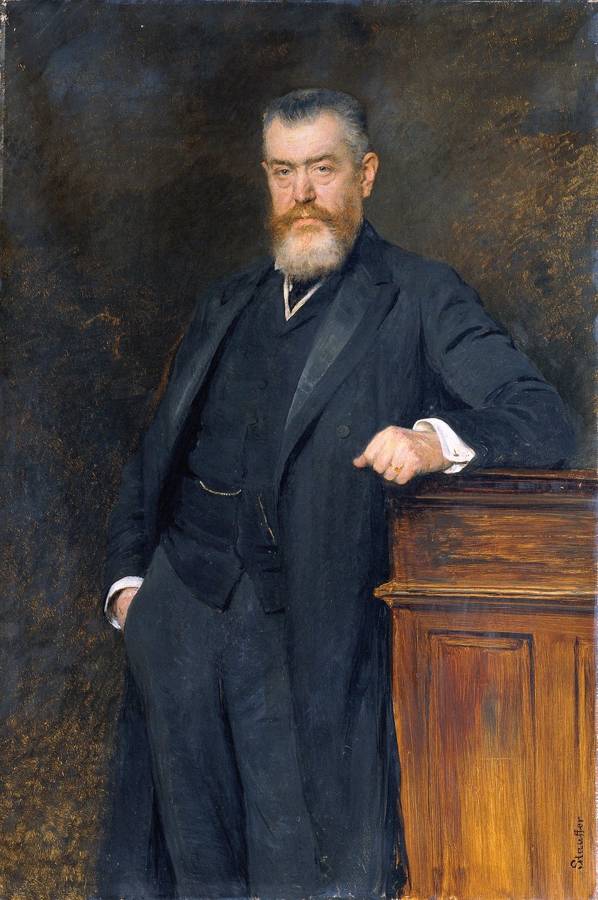 Kunnskapsminister Dr. Gustav Marchet av Viktor Stauffer