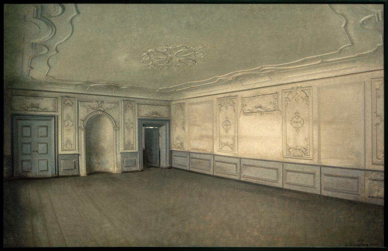 Halle i Lindegaarden av Vilhelm Hammershoi