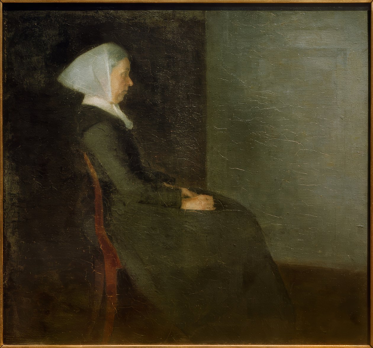 Mor til kunstneren av Vilhelm Hammershoi