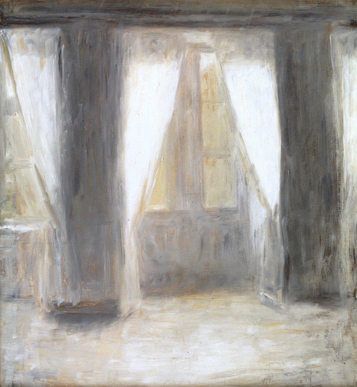 Stuen på Frederiksberg Allé av Vilhelm Hammershøi
