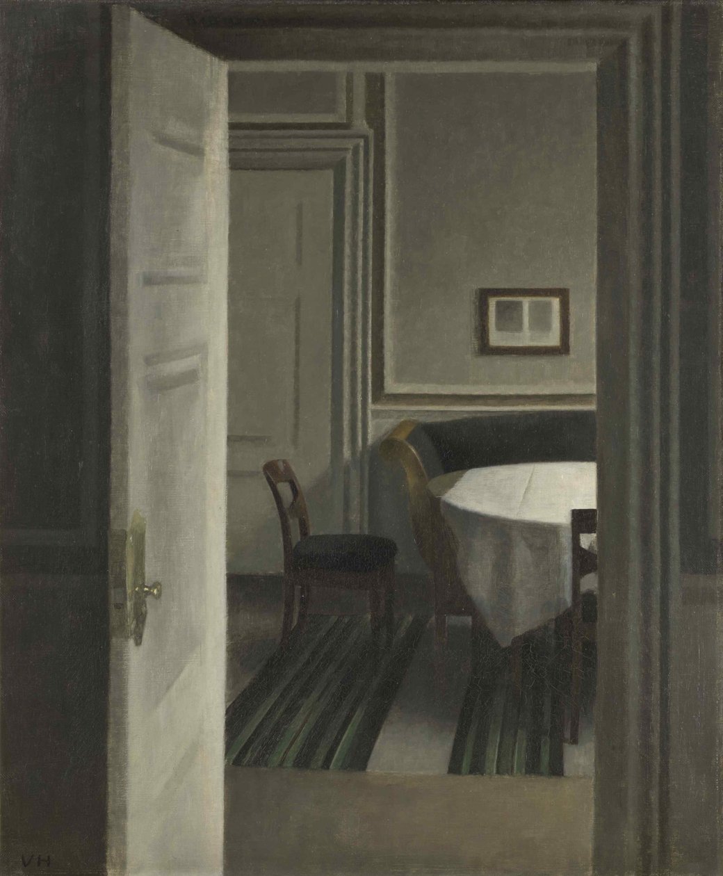 Interiør, Strandgade 30, 1904. av Vilhelm Hammershøi