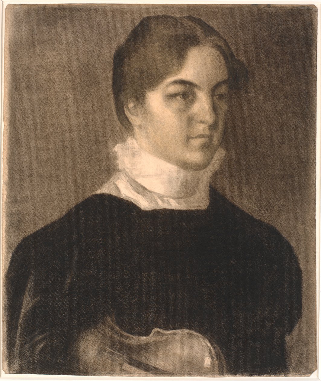 Portrett av Karen Bramsen av Vilhelm Hammershøi