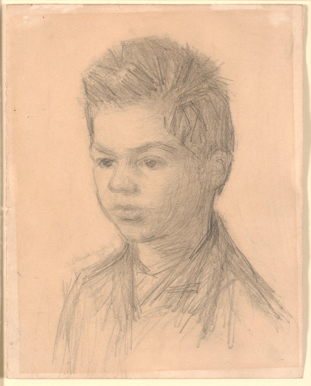 Portrett av Svend Hammershøi, kunstnerens bror av Vilhelm Hammershøi