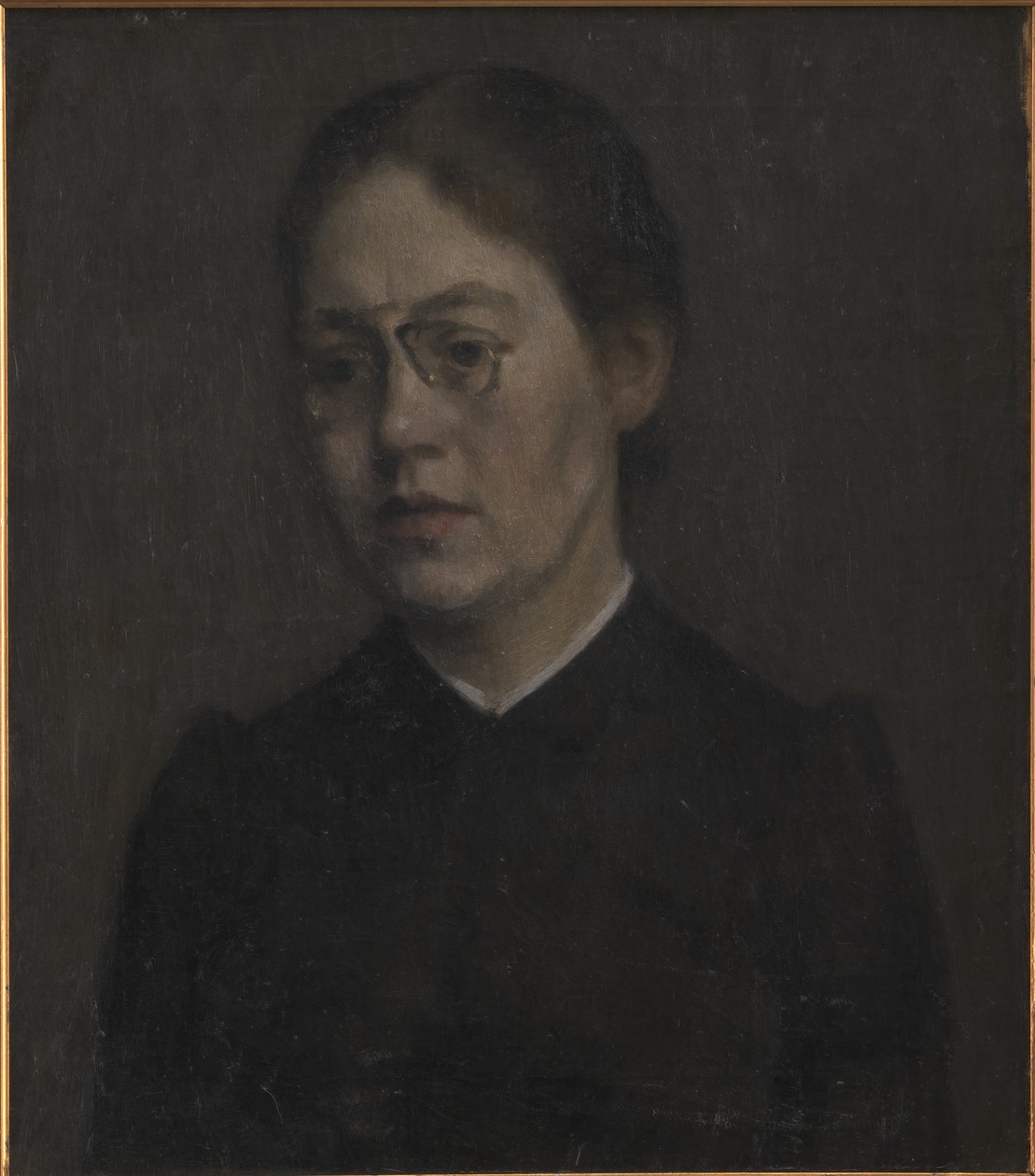 Maleren Elisabeth Wandel av Vilhelm Hammershøi
