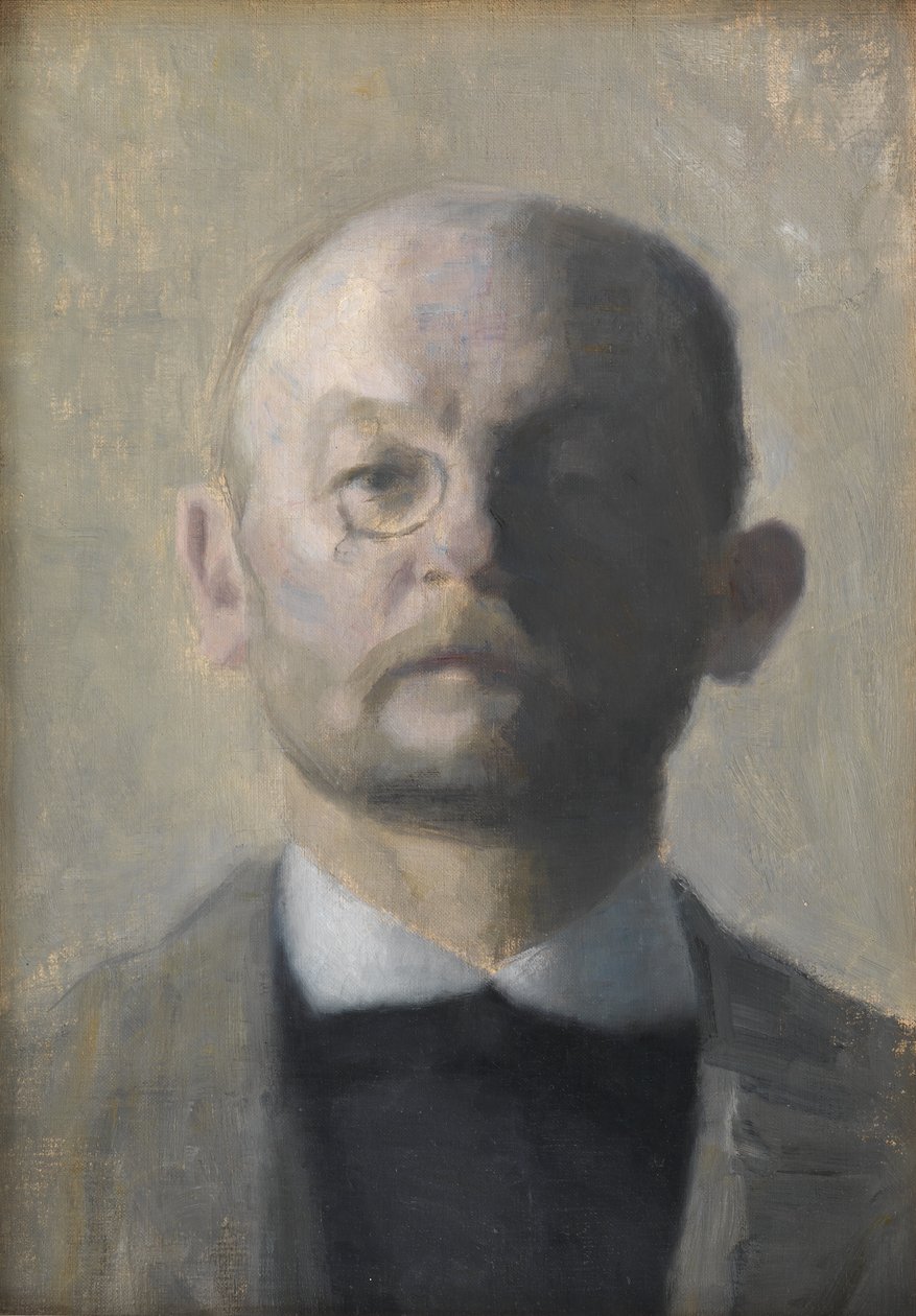 Maleren Kristian Zahrtmann av Vilhelm Hammershøi