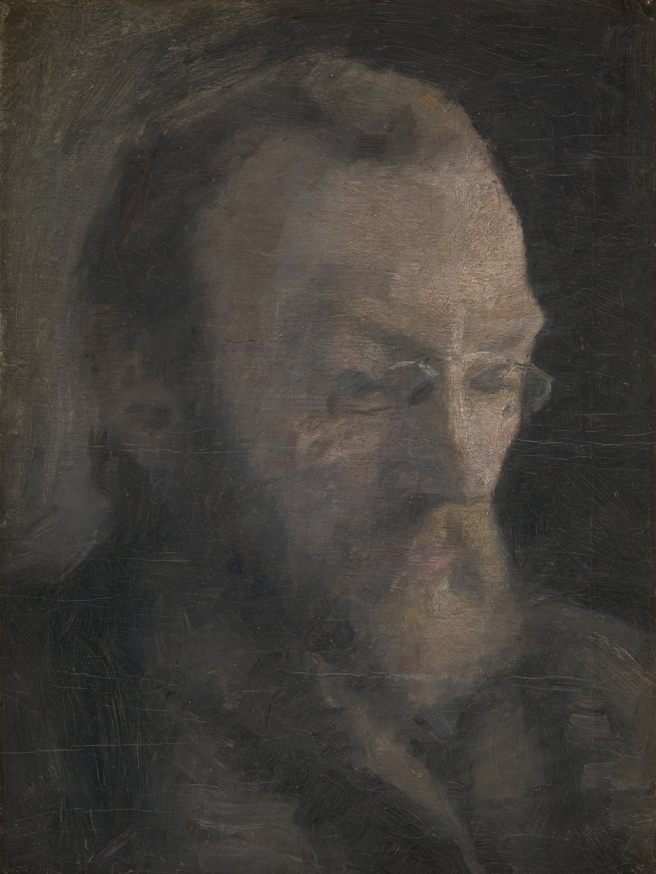 Kunsthistorikeren Karl Madsen, senere direktør ved Statens Museum for Kunst av Vilhelm Hammershøi