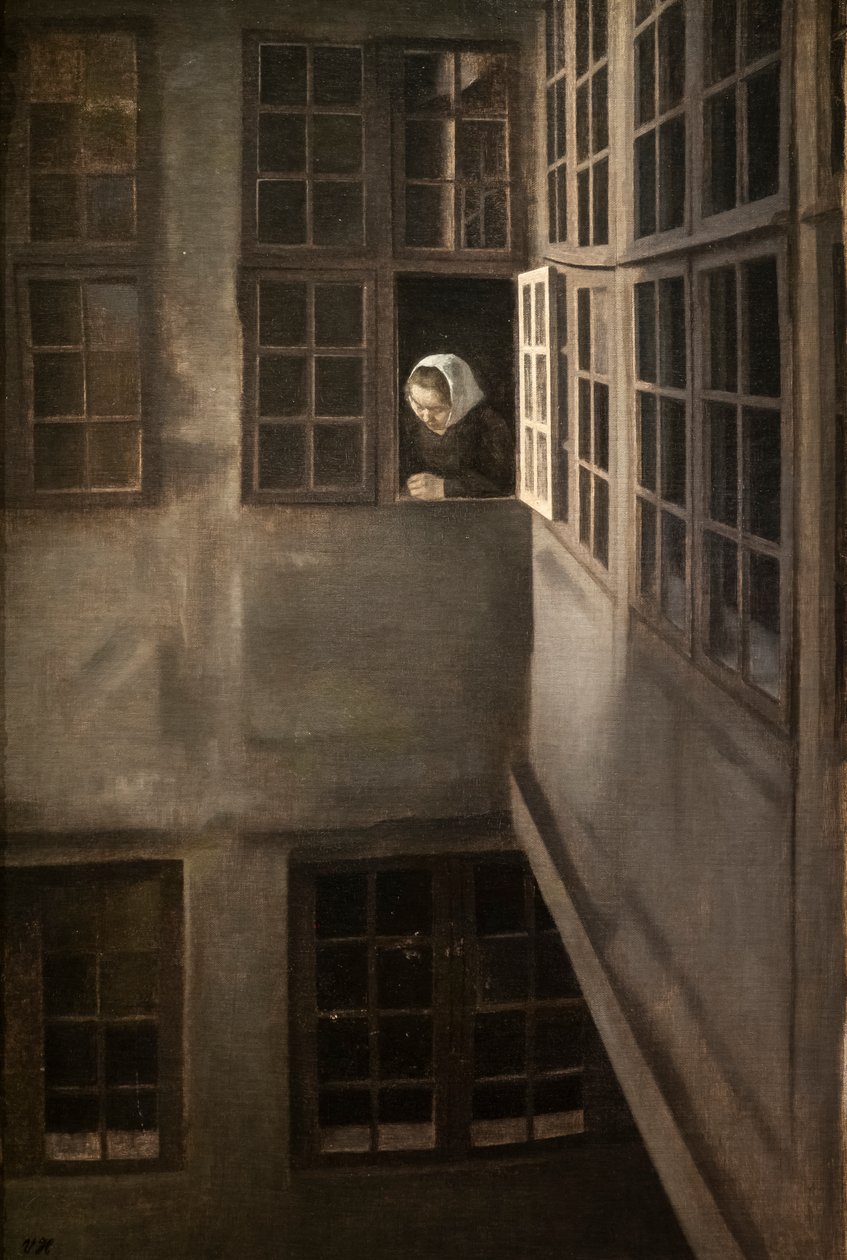 Retten, Strandgade 30 av Vilhelm Hammershoi