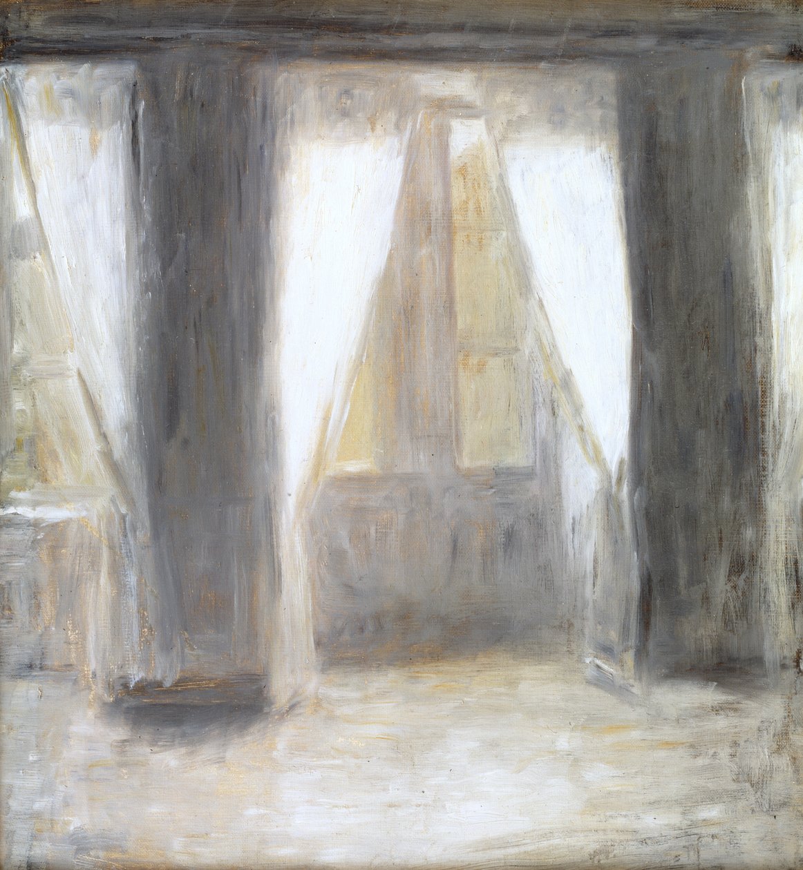 Stuen på Frederiksberg Allé av Vilhelm Hammershøi