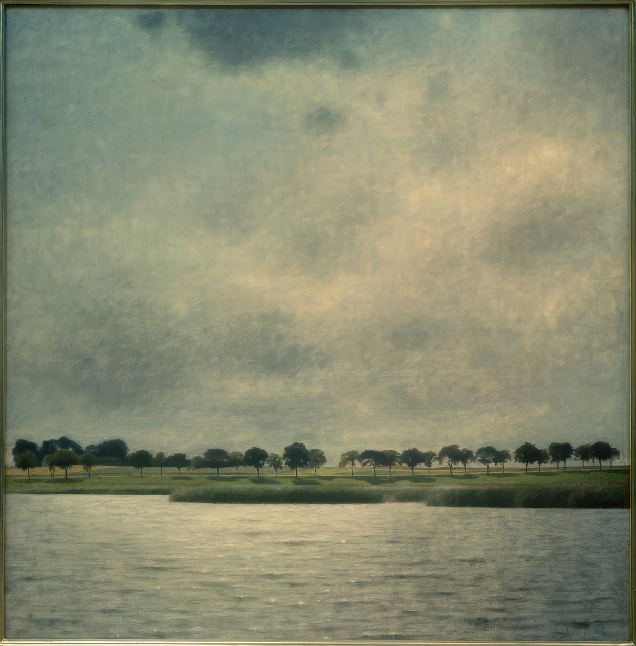 Gentofte See av Vilhelm Hammershoi