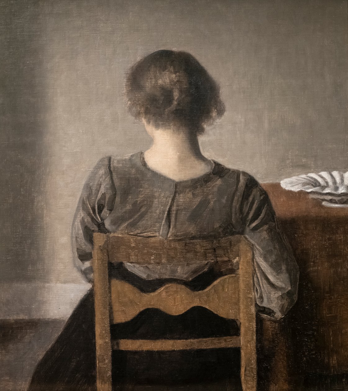Hvile også kalt Repos av Vilhelm Hammershoi