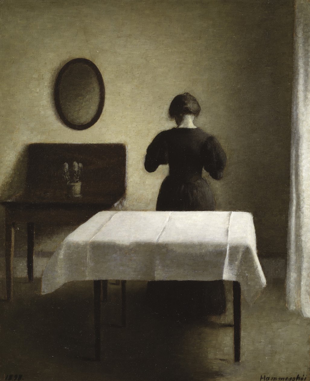 Interiør, 1898 av Vilhelm Hammershoi