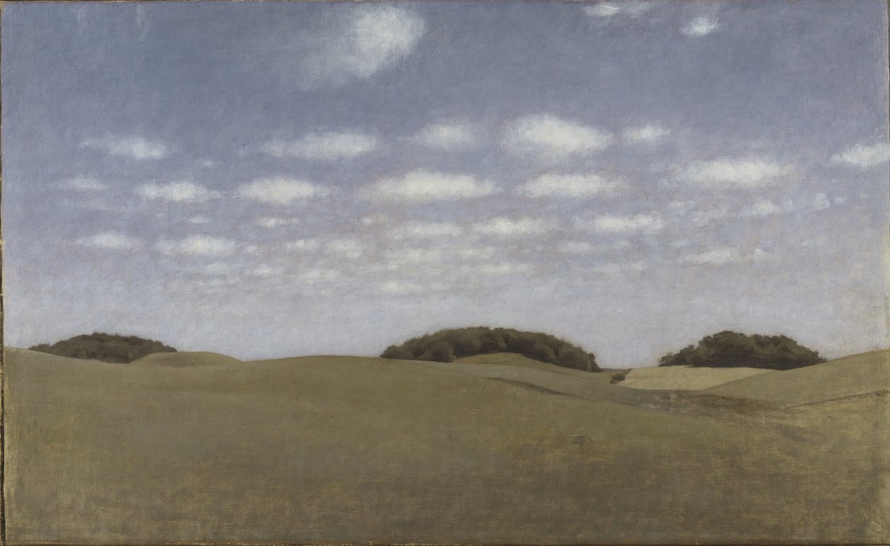 Landskap fra Lejre av Vilhelm Hammershøi