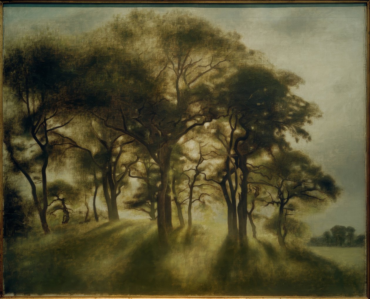 Landskap på Fortunen av Vilhelm Hammershoi