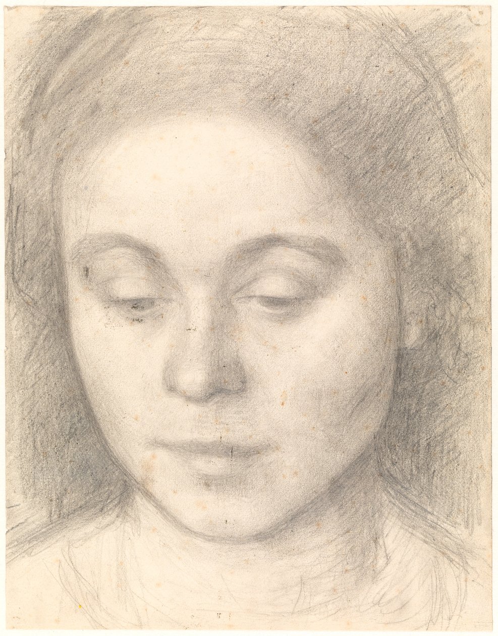 Portrett av Ida, kunstnerens kone av Vilhelm Hammershøi