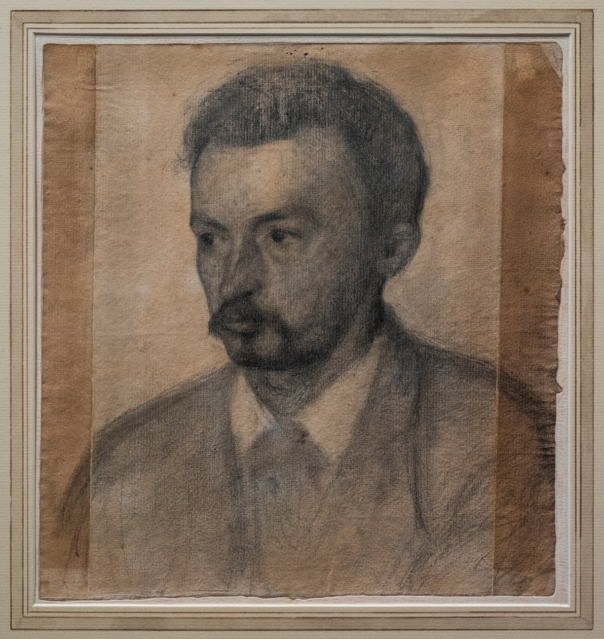 Selvportrett av Vilhelm Hammershoi