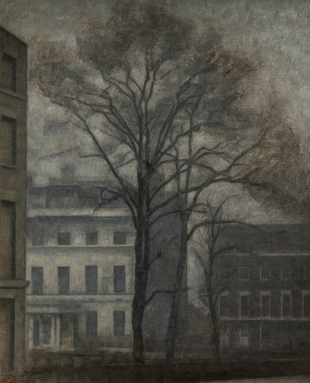 Den jødiske skolen i Guilford Street, London av Vilhelm Hammershoi