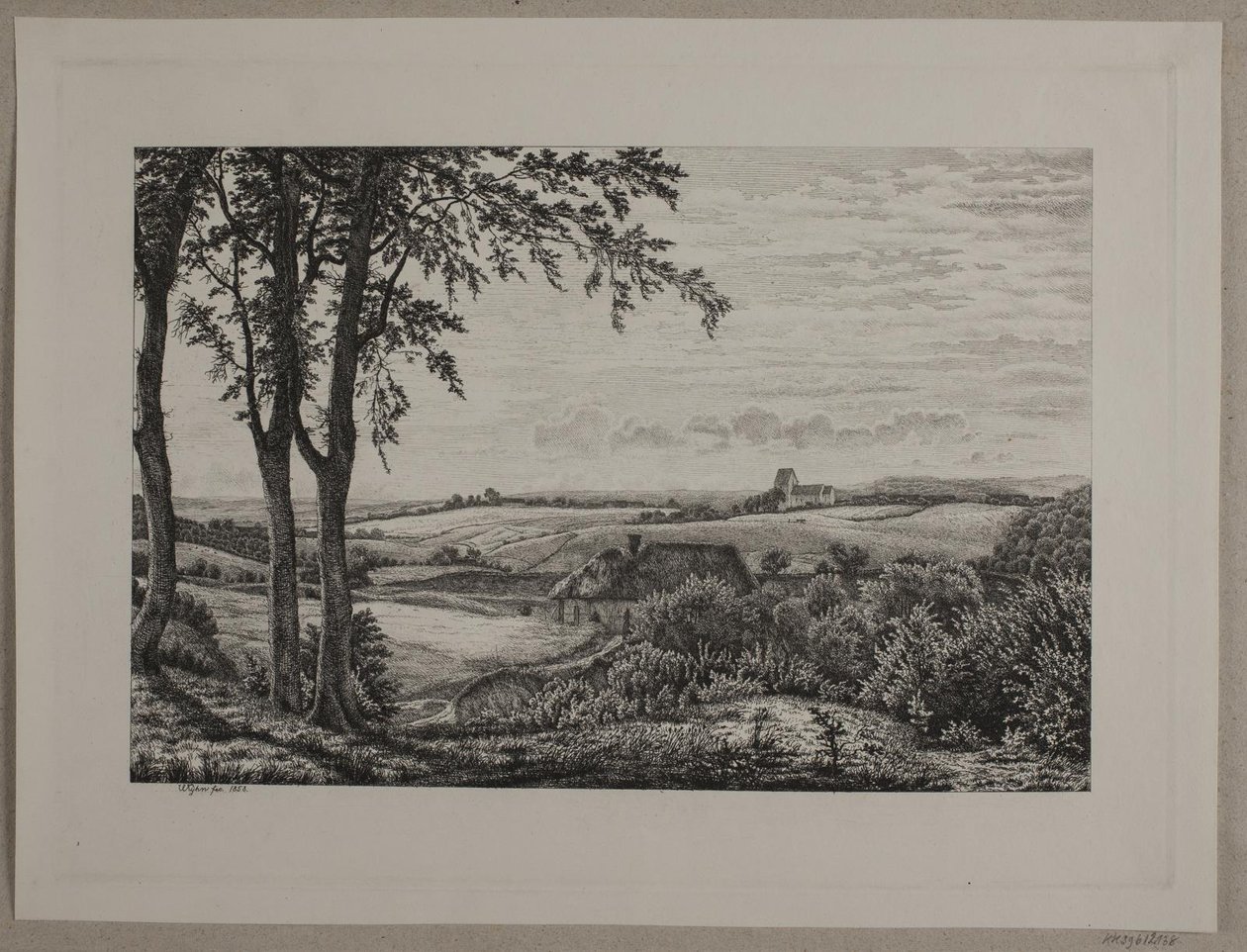 Ettermiddagslandskap, Sjælland av Vilhelm Kyhn