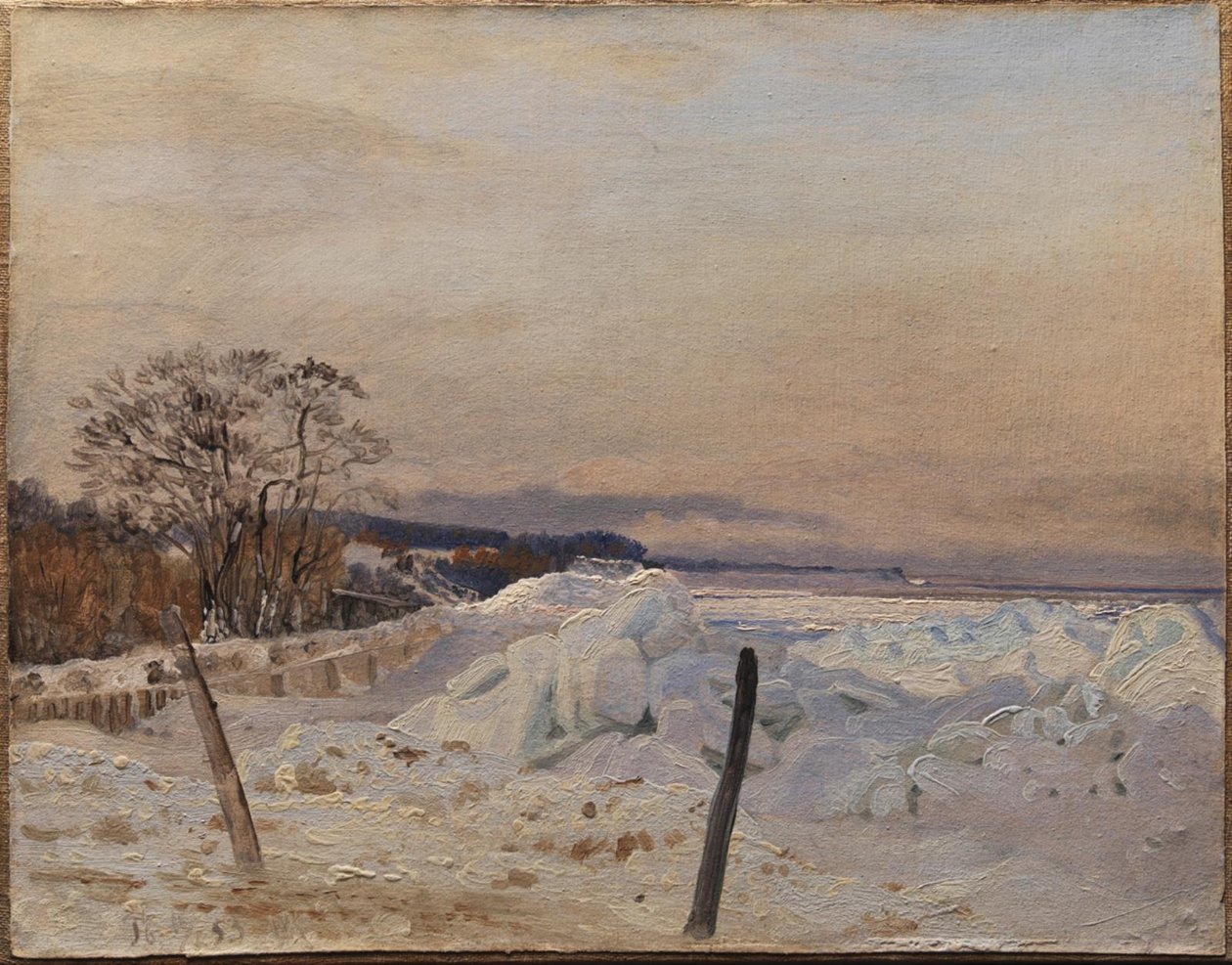 Ice Pack nær Taarbæk, nord for København av Vilhelm Kyhn