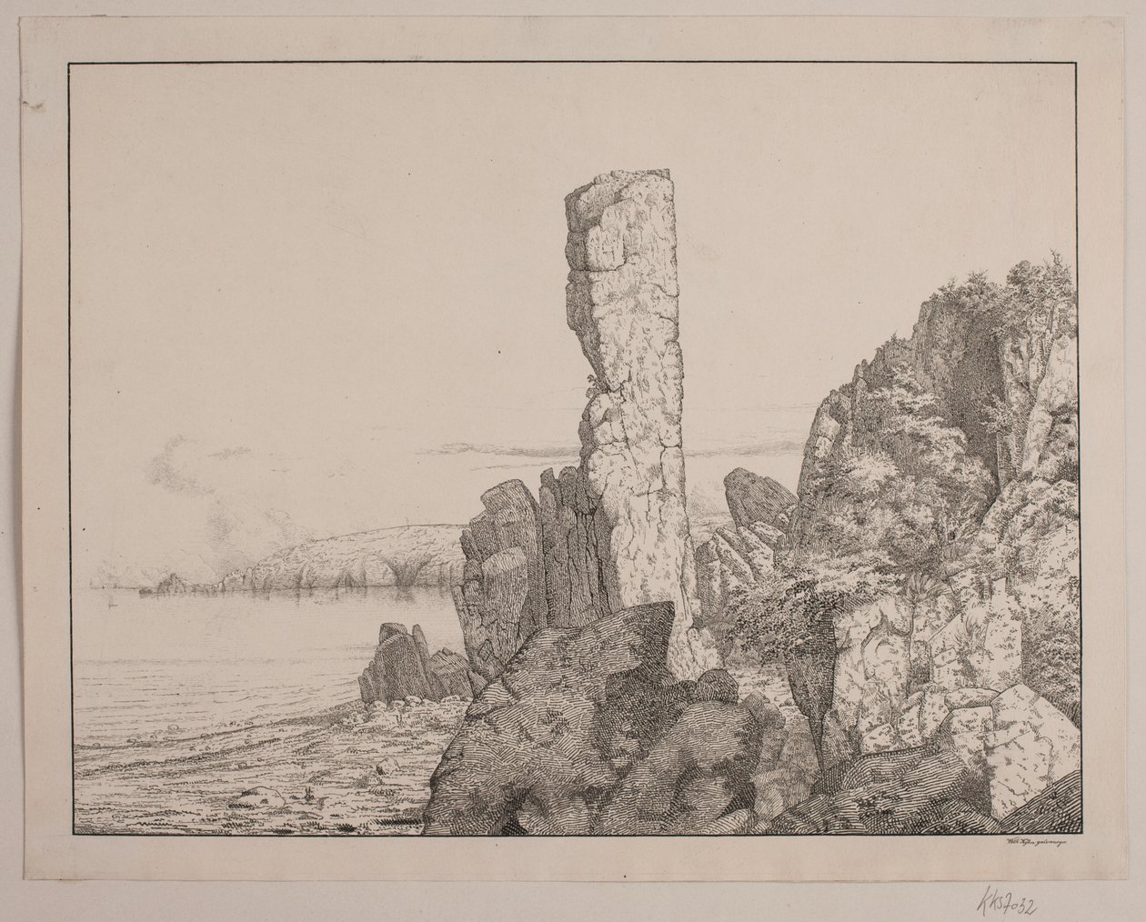 Steinete kyst på Bornholm av Vilhelm Kyhn