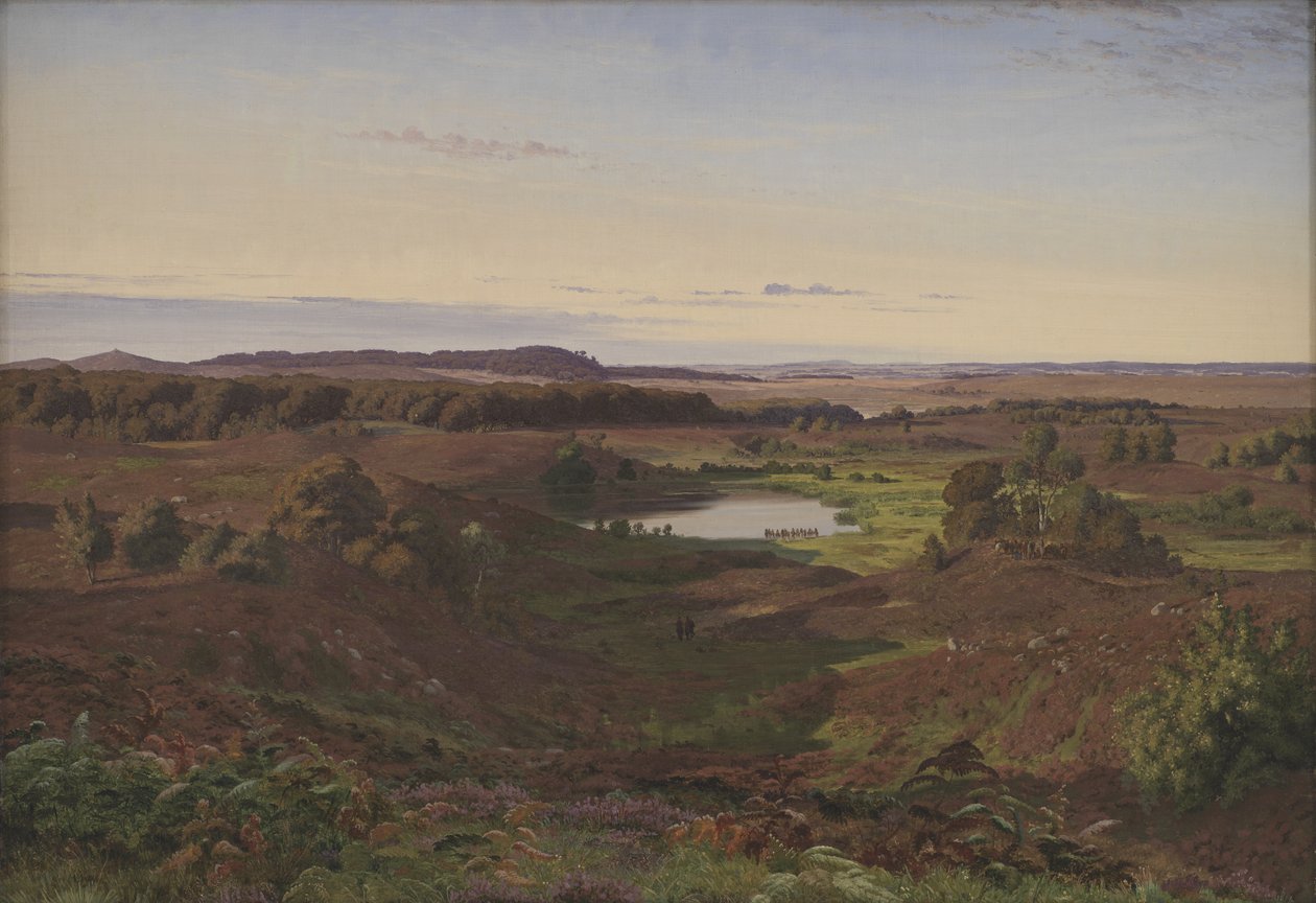 Landskap på Nordsjælland. Ettermiddag av Vilhelm Kyhn