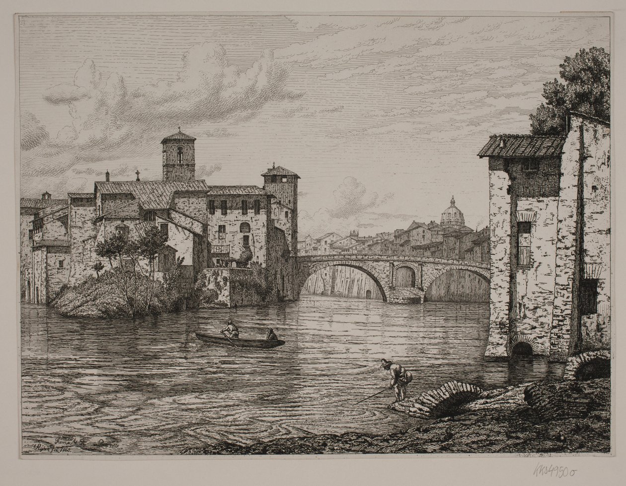 La se Ponte Rotto i Rom av Vilhelm Kyhn