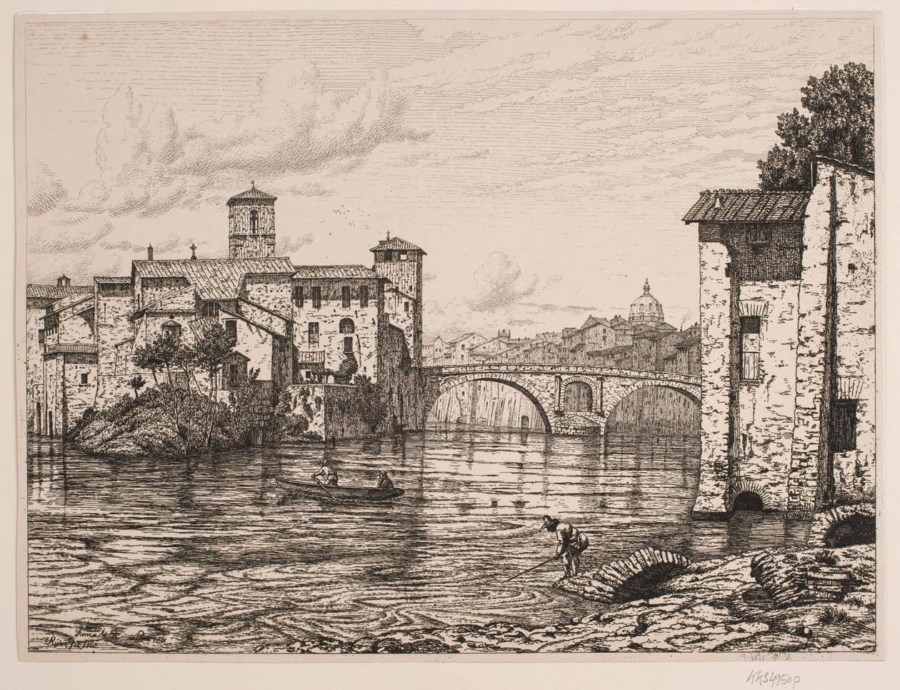 La se Ponte Rotto i Rom av Vilhelm Kyhn
