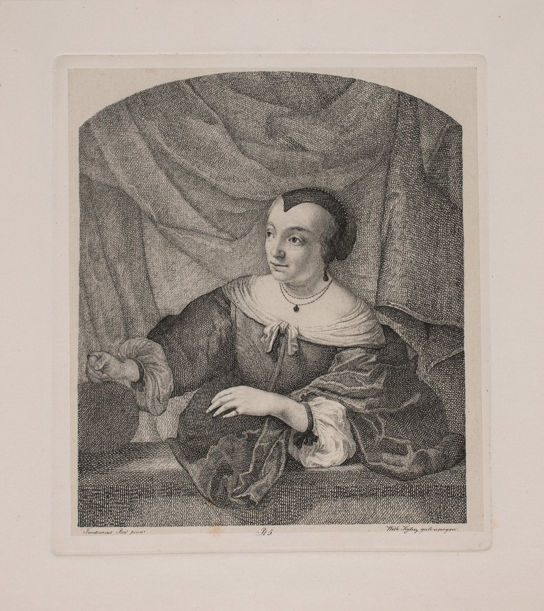 Portrett av Ferdinand Bols kone av Vilhelm Kyhn