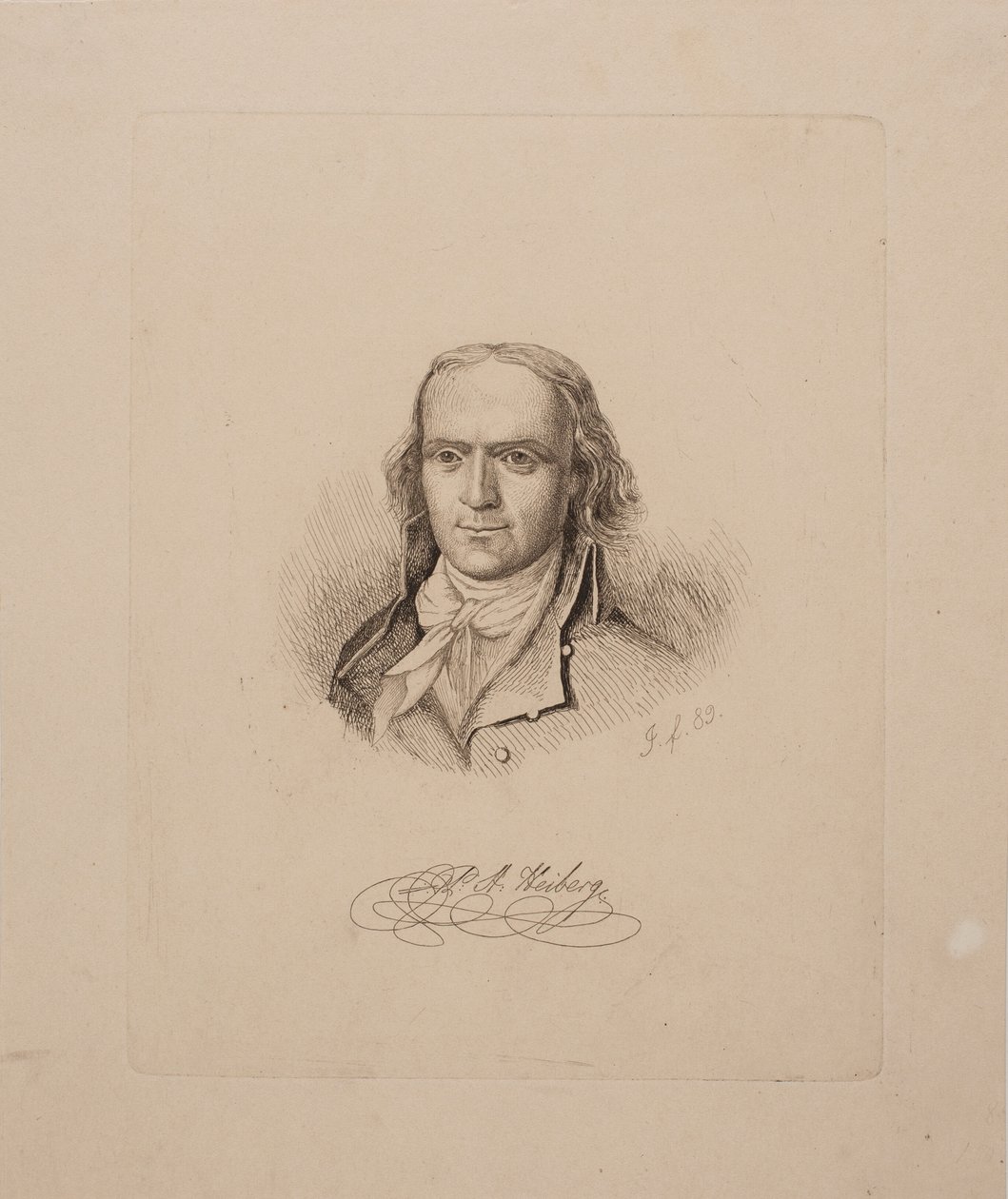 Portrett av P. A. Heiberg av Vilhelm Kyhn