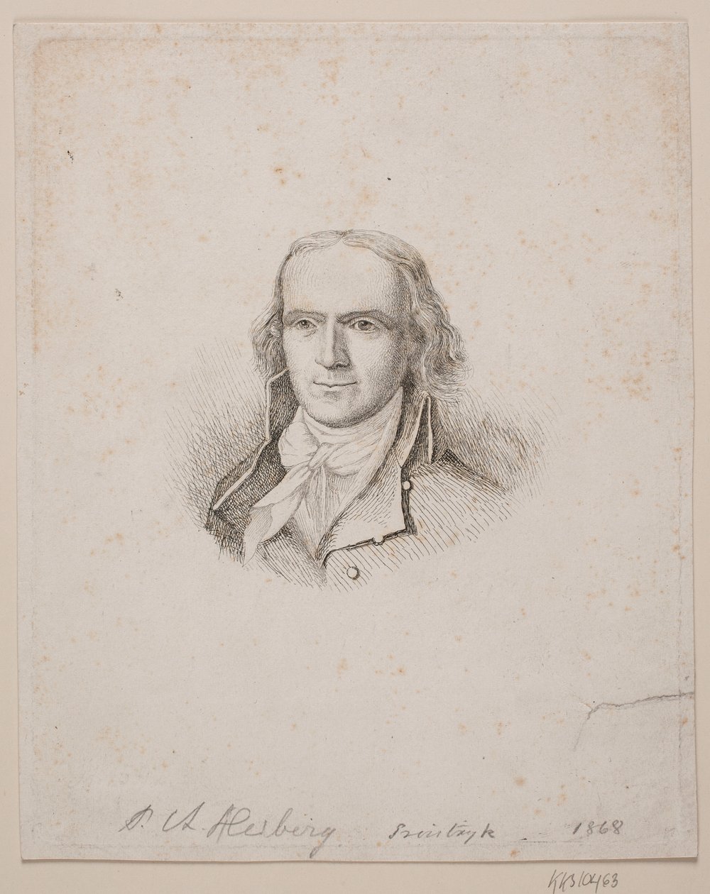Portrett av P. A. Heiberg av Vilhelm Kyhn