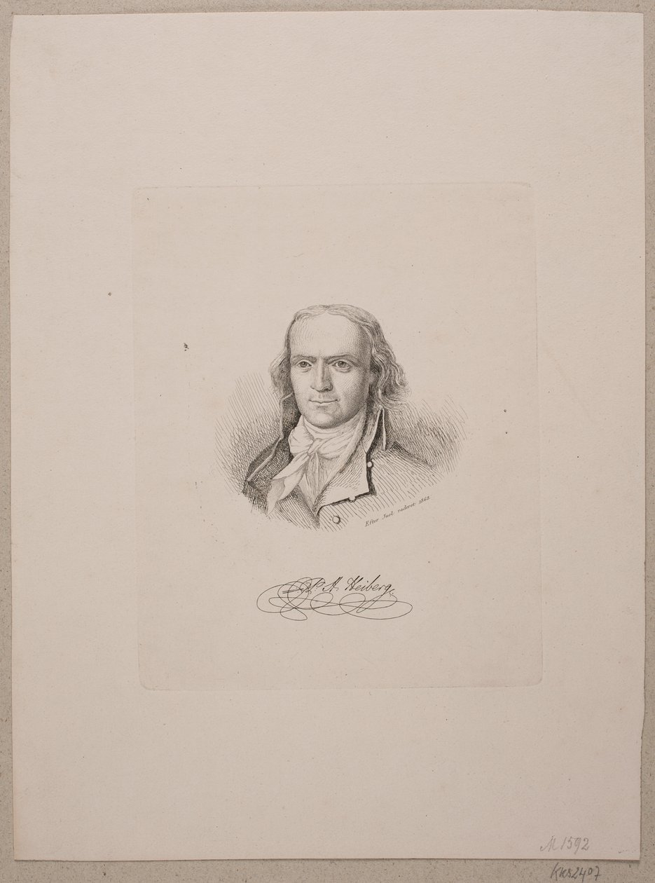 Portrett av P. A. Heiberg av Vilhelm Kyhn