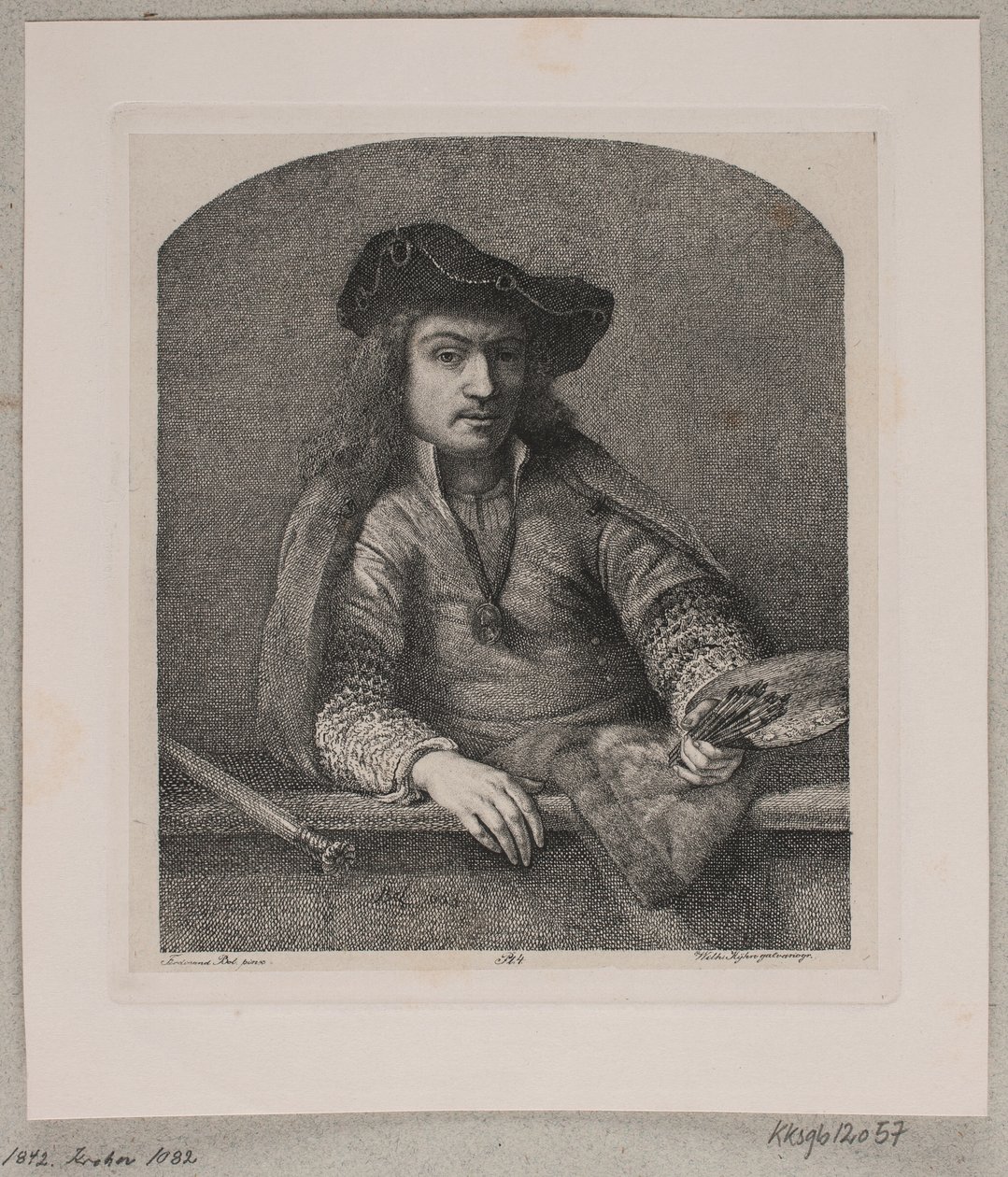 Selvportrett av Ferdinand Bol av Vilhelm Kyhn
